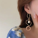 Metal Pendants Earrings European American Style Stud Earrings