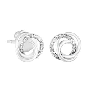 Sterling Silver Stud Earrings Christmas Gift for Woman