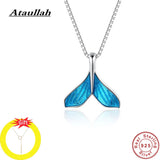Whale Necklace Tail Fish Pendant Mermaid Tail Necklaces Chain for Women Girl