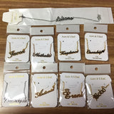 Stainless Steel Name Necklace For Baby&Kids Personalized Letter Choker