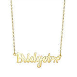 Custom Butterfly Name Necklace for Women