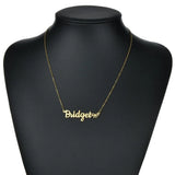 Custom Butterfly Name Necklace for Women