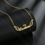 Lovely Wing Shape Necklace Personalized Jewelry Chain for Women