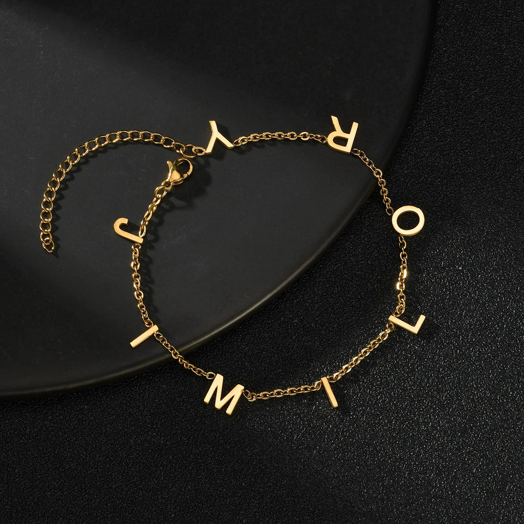 Atoztide Zircon Bracelet for Women Stainless Steel
