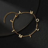 Atoztide Zircon Bracelet for Women Stainless Steel