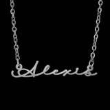 Custom Name Necklace Stainless Steel Nameplate Pendant for Women