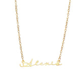 Custom Name Necklace Stainless Steel Nameplate Pendant for Women