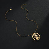 Atoztide Hand of Fatima Name Pendant Necklace