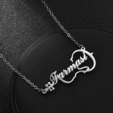 Atoztide Music Pendant Necklace Stainless Steel Charm Jewelry