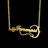 Atoztide Music Pendant Necklace Stainless Steel Charm Jewelry