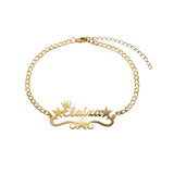 Custom Name Star Bracelet Handmade Stainless Steel Charms Heart Bangle