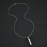 Atoztide Stainless Steel Bar Necklace