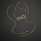 Custom Name 8 Shape Necklace for Women Personalized Letter Choker Chain