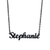 Atoztide Personalized Steel Name Necklace Choker Pendant Gift