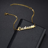 Personalized Atoztide Name Crown Heart Bracelet for Women