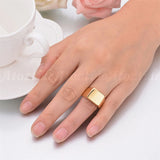Atoztide Rock Punk Charm Ring Personalized Engraved