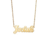 Atoztide Personalized Stainless Steel Name Necklace with Line Choker