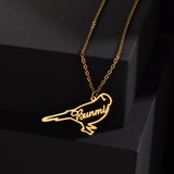 Personalized Name Necklace Stainless Steel Pendant