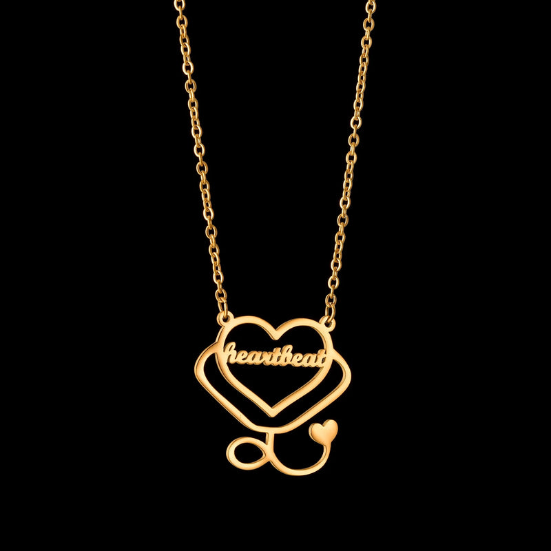 Personalized Name Necklace Stainless Steel Pendant