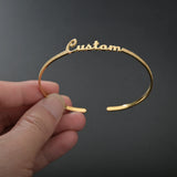 Atoztide Personalized Name Bracelet Stainless Steel Bangle Jewelry