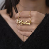 Custom Crown Heart Butterfly Name Necklace for Women