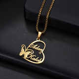 Atoztide Personalized Custom Name Necklace Stainless Steel for Women