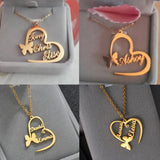 Atoztide Personalized Custom Name Necklace Stainless Steel for Women