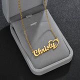 Atoztide Custom Name Necklace Stainless Steel for Women