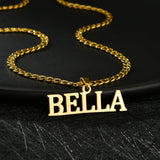 Atoztide Custom Name Necklace Stainless Steel Cuban Chain Jewelry