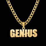 Atoztide Custom Name Necklace Stainless Steel Cuban Chain Jewelry