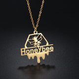 Dinosaur Name Necklace for Women, Stainless Steel Pendant