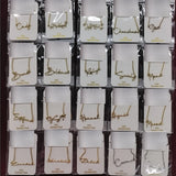Personalized Name Necklace for Women Stainless Steel Pendant Choker