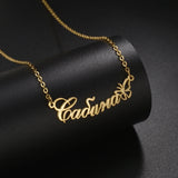 Atoztide Custom Name Necklaces for Women Stainless Steel Choker Jewelry
