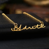 Atoztide Custom Name Necklaces for Women Stainless Steel Choker Jewelry