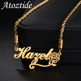 Atoztide Custom Name Necklace for Women