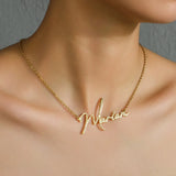 Custom Butterfly Name Necklace Stainless Steel Zircon Birthday Gift