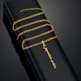 Personalized Vertical Name Necklace Stainless Steel Pendant