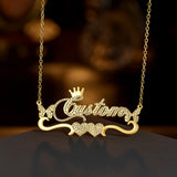 Custom Zircon Name Necklace for Women
