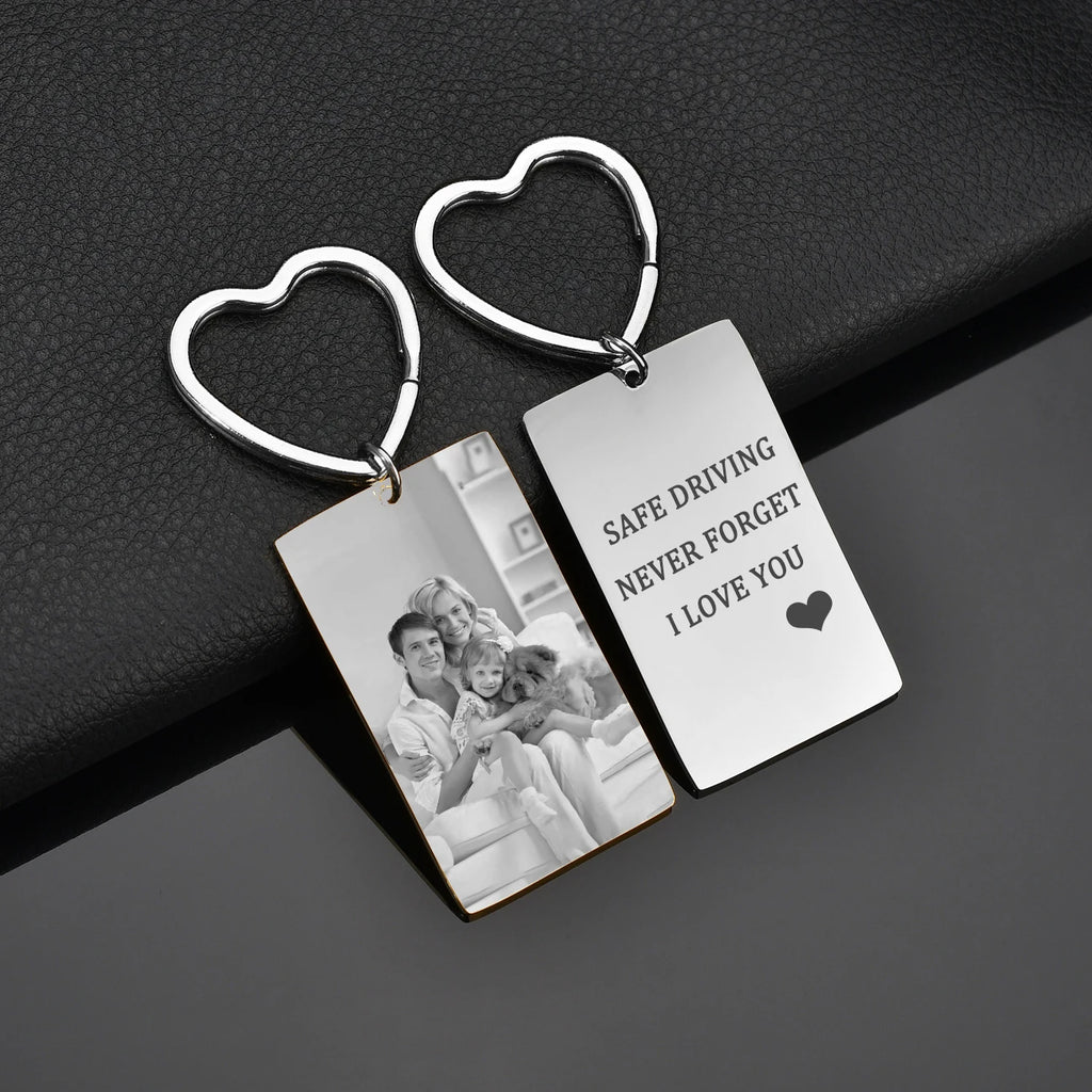 Personalized Engrave Pet Claw Keychain Stainless Steel Dog Tag Keyring