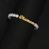 Custom Name Letter Bracelet for Women Stainless Steel