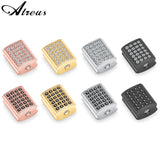 Atreus 3pcs/set Zircon Charms Beads for Jewelry Making DIY Bracelet