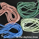 Atreus Luminous Round Stone Beads DIY Bracelet 6/8/10mm