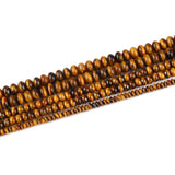 Atreus Tiger Eye Stone Flat Round Beads 2x4 4x6 6x10 mm