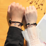 Couples Bracelets Red Rope Weaving Magnetic Attract Long-Distance Love Jewelry