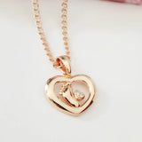 Cubic Zircon Feet Shape Necklaces & Pendants 585 Jewelry
