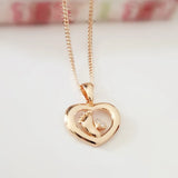 Cubic Zircon Feet Shape Necklaces & Pendants 585 Jewelry