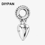 Aunt & Niece Split Heart Dangle Charm for Bracelet