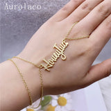 AurolaCo Women's Stainless Steel Name Bracelet