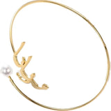 AurolaCo Personalized Arabic Name Bangle Jewelry Gift