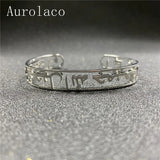 AurolaCo Arabic Name Bangle - Personalized Jewelry Gift